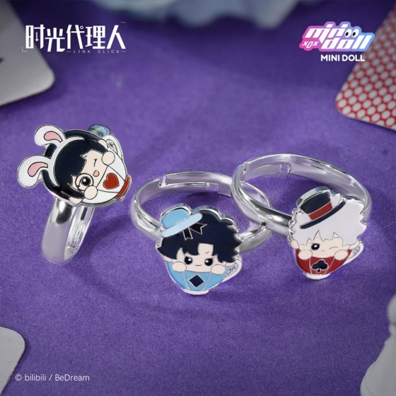 Minidoll Link Click Timeless Wonderland Series Cheng Xiaoshi Lu Guang Qiao Ling Lovely Adjustable Ring